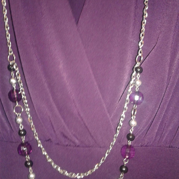 JKLA CALIFORNIA Deep Purple Embellished Top Size: S - Picture 5 of 9